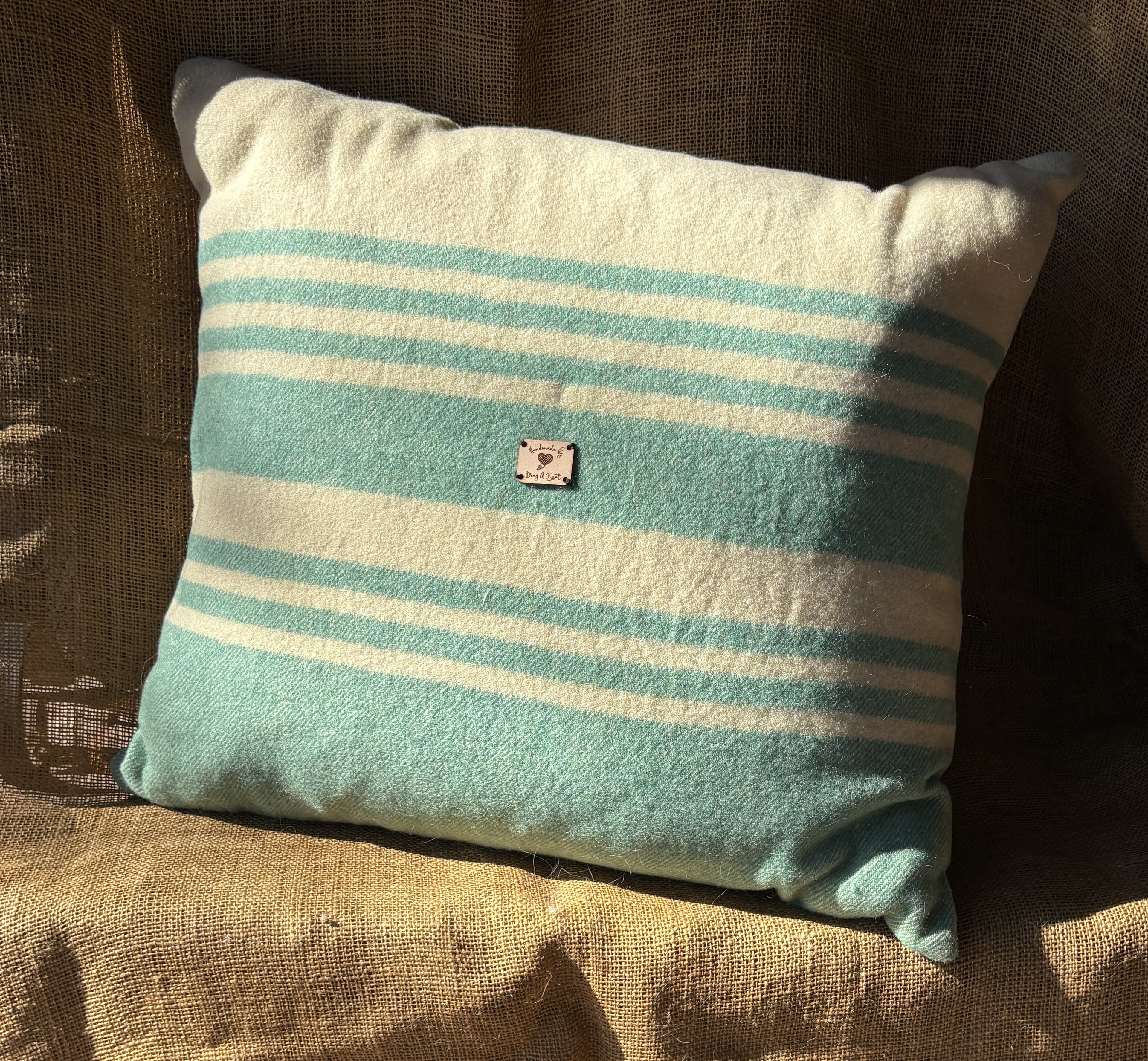 Wool Striped Pillow