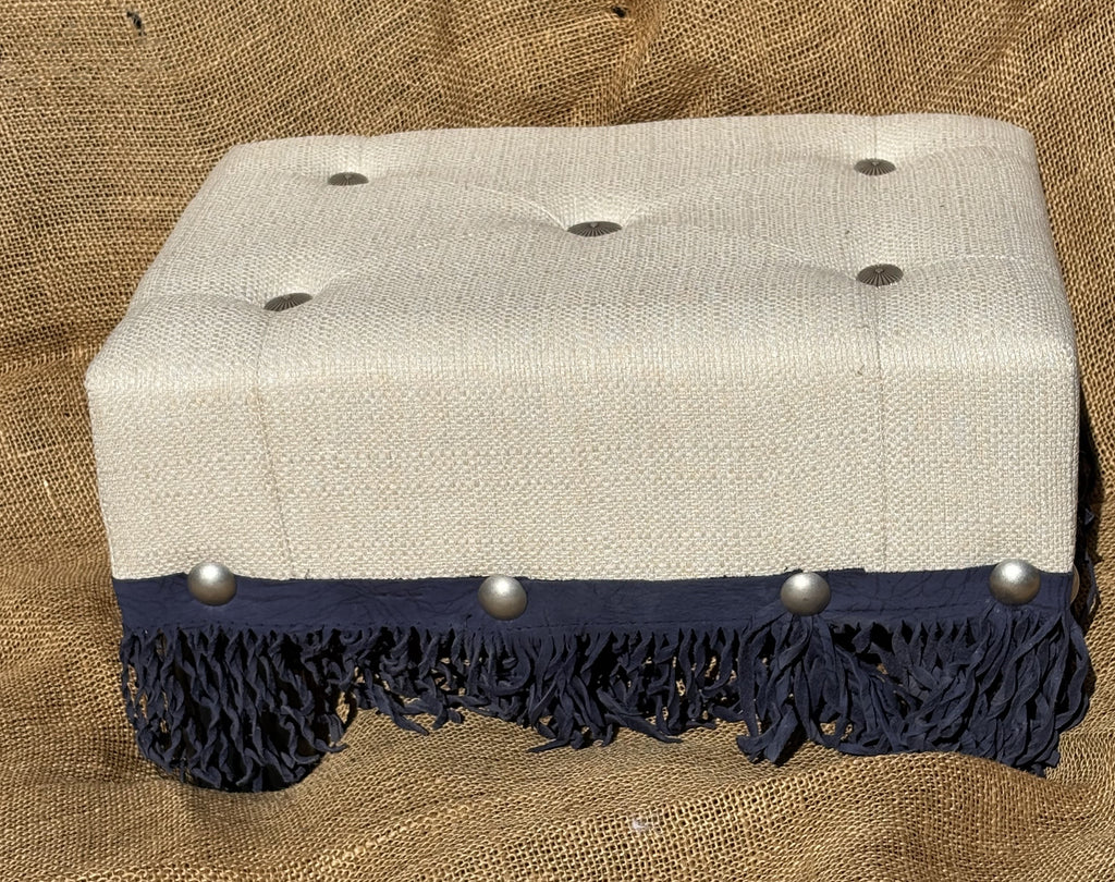 Hopsack Foot Stool